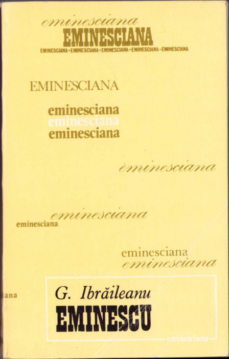 HST C773 Eminescu Studii articole 1974 Garabet Ibrăileanu