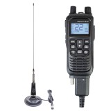 Kit Statie radio CB portabila PNI Escort HP 82, multi standard, 4W, 12V, AM-FM cu antena CB PNI LED 2000