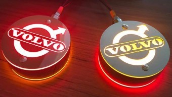 Lampa oglinda Pablo LED -Logo Volvo2 foto