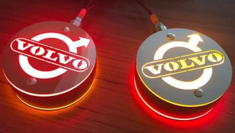 Lampa oglinda Pablo LED -Logo Volvo2