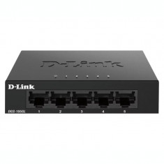 SWITCH D-LINK 5 porturi Gigabit. carcasa metalica &amp;amp;quot;DGS-105GL&amp;amp;quot; (include timbru verde 1.5 lei) foto