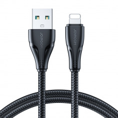 Joyroom USB - Cablu Lightning 2.4A Seria Surpass 2 M Negru (S-UL012A11) S-UL012A112B