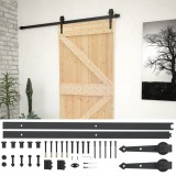 Usa glisanta cu set feronerie, 90 x 210 cm, lemn masiv de pin