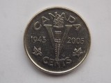 V CENTS 2005 CANADA-COMEMORATIVA