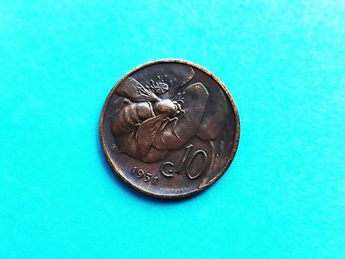 10 Centesimi 1931 Italia-