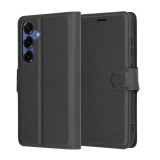 Husa Samsung Galaxy S25 Asteroid GSM Leather Folio, negru