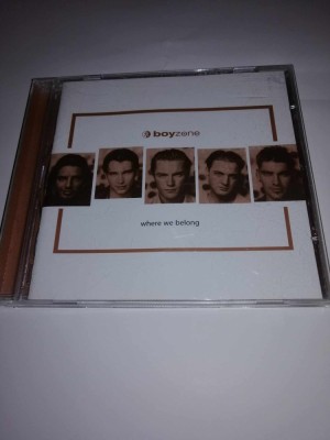 Boyzone Where we belong 1998 Polydor Irlanda VG+ foto