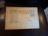 Revista Natura impreuna cu plicul expediat D-lui Dr.T.Floru - Nr.3 Martie 1941 anul XXX