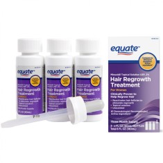 Minoxidil Equate 2%, Pentru Femei, 3 Luni Aplicare, Tratament Pentru Par foto