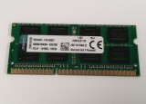 Memorie RAM Laptop, Kingston, 8GB, 2Rx8, DDR3L, PC3L-12800S, 1600MHz, 1.35V, KVR16LS11/8, CL11, Non-ECC, SODIMM, 204 pini
