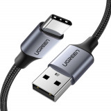Cablu Ugreen Cablu USB - USB Tip C Quick Charge 3.0 3A 2m Gri (60128)