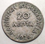 1.396 GRECIA 20 LEPTA 1926