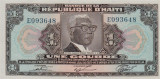 HAITI █ bancnota █ 1 Gourde █ L.1979 (1980-1982) █ P-230 █ UNC █ necirculata
