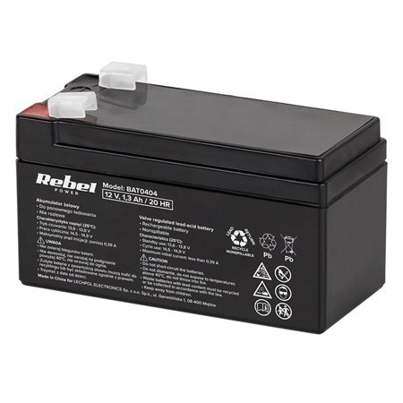 ACUMULATOR STATIONAR SLA 12V 1.3AH REBEL BAT0404