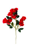 Cumpara ieftin Flori artificiale decorative, rosii, 70 cm