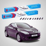Cumpara ieftin Ștergătoare Renault Megane III CC Cabriolet 2010-prezent | Set Față Flat Premium &ndash; TeamCar&reg;