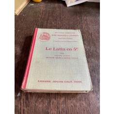 Gaston Cayrou Le Latin en 5e (1947)