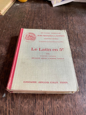 Gaston Cayrou Le Latin en 5e (1947) foto