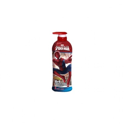 Gel de dus si sampon 2 in 1, Spiderman, Baieti, Fara lacrimi, 1000ml foto