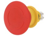 Comutator de siguranță EAO 16mm, 2 NC + 2 NO, roșu, poziție stabilă
