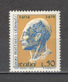 Italia.1972 500 ani moarte L.B.Alberti:umanist-Statueta SI.814