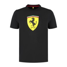 Ferrari tricou de bărbați Shield black F1 Team 2025 - XXXL