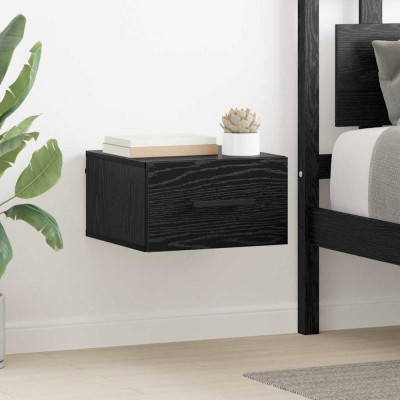 vidaXL Dulap de noapte Stejar negru 35 x 35 x 20 cm Lemn compozit 882420 foto