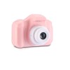 Mini Camera Foto Video Copii, 1080p, 3MP, Slot SD Card, Roz, Jucarie Interactiva