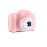 Mini camera foto/video copii, 3MP, 1080p, Slot card SD, Roz