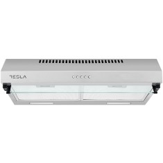 Hota traditionala Tesla DB601AX, 3 trepte, 60cm350m3/h, LED 2x2W, 2 motoare, 60cm, inox