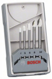 Bosch Set 5 burghie pentru placi ceramice CYL-9, D4-10mm ProAdvanced PowerfulTools