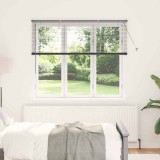 Jaluzea pentru Fereastră Gri &icirc;nchis 80 x 130 cm Aluminiu