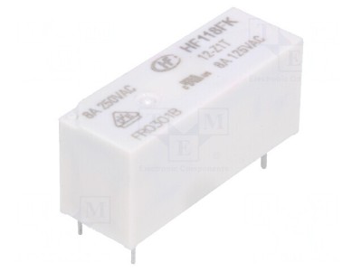 Releu Electromagnetic SPDT 12VDC 8A pentru PCB foto
