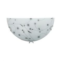 Aplica Flower Alb+Negru 1xE27 60W