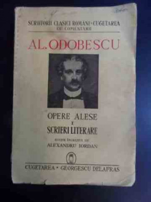 Opere Alese I Scrieri Literare - Al. Odobescu ,542421 foto