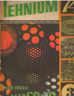 C10358 - REVISTA TEHNIUM, 3/1974 foto