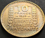 Moneda istorica 10 FRANCI / Francs - FRANTA, anul 1948 * cod 4370