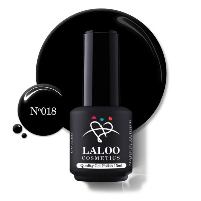 Oja semipermanenta 018 Black 15ml foto