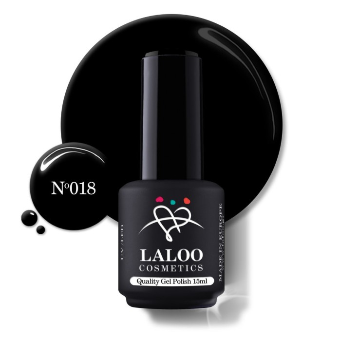 Oja semipermanenta 018 Black 15ml