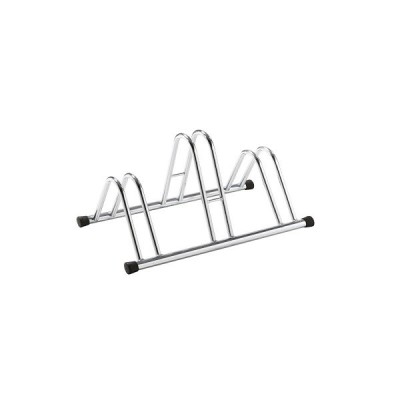 Suport de 3 biciclete de culoare argintie Cod:567040520RM foto