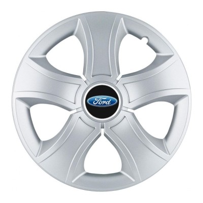 Set 4 Capace Roti 16 inchi (R16) Bis Gri, Compatibile Cu Ford foto