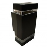 Aplica de exterior Regnum-2, Otel inoxidabil, IP44, 2x GU10, lumina in 2 sensuri