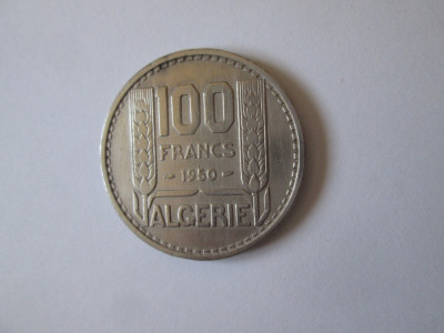 Algeria 100 Francs 1950 in stare foarte bună foto