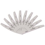 Cumpara ieftin Set 10 Pile Unghii Semiluna granulatia 150/180 - SensoPRO Milano
