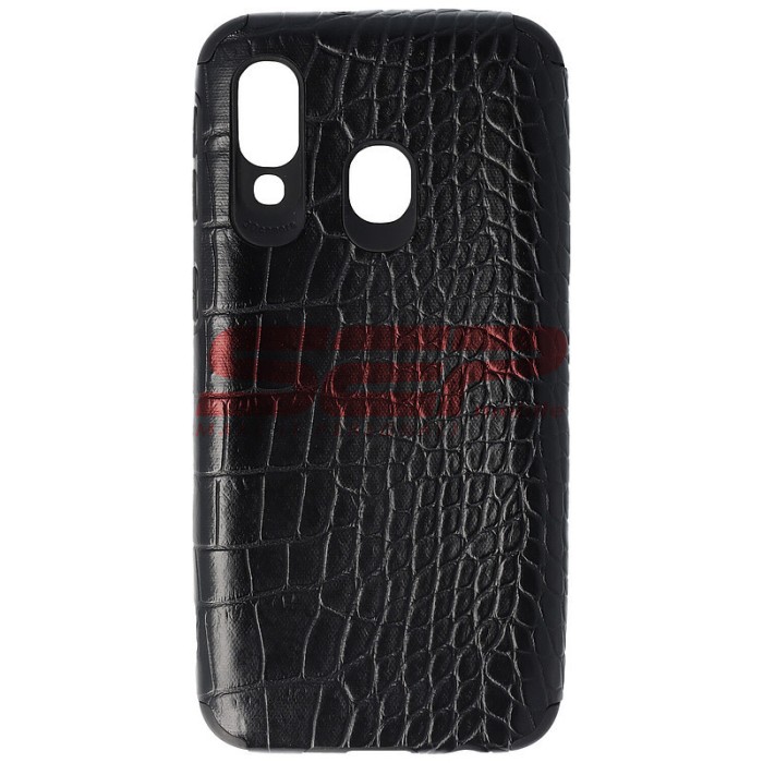 Toc TPU Leather Crocodile Samsung Galaxy A40 Black
