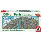 Cumpara ieftin Puzzle panoramic Schmidt - Cityscape Paris, 1000 piese