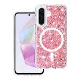 Husa pentru Samsung Galaxy A36 5G / A56 5G - Techsuit Sparkly Glitter MagSafe - Pink