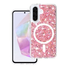 Husa pentru Samsung Galaxy A36 5G / A56 5G - Techsuit Sparkly Glitter MagSafe - Pink foto