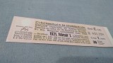 CUPOANE /BON DE TREZORERIE CU REDUCERE 1921 UNGARIA