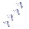 Set 4 protectii pentru colturi mobila, silicon, transparent, pentru siguranta copiilor